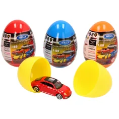Welly: Überraschungs-Metallmodell-Auto im Ei 1/60 1 Stück