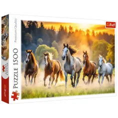 Wilde Pferde 1500-teiliges Puzzle - Trefl