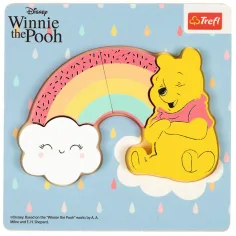 Winnie Puuh Regenbogen Holz Formensortier Puzzle - Trefl