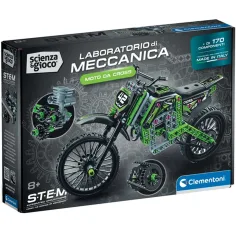 Wissenschaft & Spiel: Mechanik montierbares X-Treme Motocross - Clementoni
