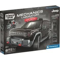 Wissenschaft & Spiel: Mechanische Werkstatt – Jeep Recon Bausatz - Clementoni Bild 1
