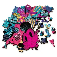 Wood Craft: Mickey Maus 500+5-teiliges Holzpuzzle - Trefl Bild 3