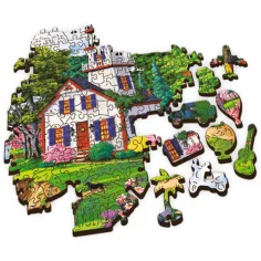 Wood Craft: Sommerhafen Holzpuzzle 500+1 Stück - Trefl Bild 3