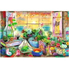 Wood Craft: Strandhaus Holzpuzzle 500+1 Stück - Trefl Bild 2