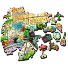 Wood Craft: Strandhaus Holzpuzzle 500+1 Stück - Trefl Bild 3
