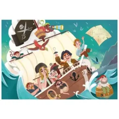 YO HO HO! Piraten 24-teiliges Maxi-Puzzle - Clementoni Bild 2