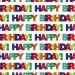 "Happy Birthday!" Geschenkpapier 100x70 cm