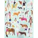 1000 Pferde Sticker 1. - Blumenwiese Stickeralbum