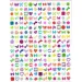 1000 Pferde Sticker 1. - Blumenwiese Stickeralbum