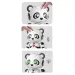 11, der Roboter-Panda-Freund mit Licht und Ton, Metallrahmen