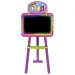 3-in-1 doppelseitige Zeichentafel in Pink, 37x99cm
