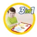 3-in-1 doppelseitige Zeichentafel in Blau 40 x 6 x 59 cm Bild 4