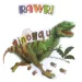 3D Welt der Dinosaurier Dinosaurier Wandtattoo Set mit Poster Bild 4