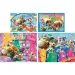 44 Dumme Katze Supercolor 4-in-1 Puzzle - Clementoni