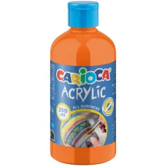Acrylfarbe in Orange, 250 ml - Carioca