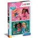 Alice im Wunderland 2x60 Teile Supercolor Puzzle - Clementoni