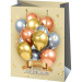 Alles Gute zum Geburtstag! Riesige Geschenktasche mit Luftballonmuster, 33 x 15 x 44,5 cm
