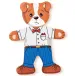 Anziehbarer Hund Holzpuzzle 18-teilig - Woodyland