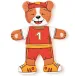Anziehbarer Hund Holzpuzzle 18-teilig - Woodyland