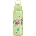 Ars Una: 3D Snow Flower, grün mit Blumenmuster, BPA-freie Trinkflasche, 700 ml