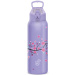 Ars Una: 3D Snow Flower lila doppelwandige Metallflasche 700 ml
