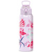 Ars Una: 3D-Strandblumen lila, doppelwandige Metall-Trinkflasche 700 ml