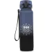Ars Una: BPA-freie Motivations-Trinkflasche mit Farbverlauf, matt - 1000 ml - Stürmische Nacht Bild 1