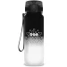 Ars Una: BPA-freie, matte Trinkflasche mit Farbverlauf - 800 ml - Schwarz & Weiß