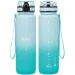 Ars Una: BPA-freie, mit Farbverlauf versehene, matte Motivations-Trinkflasche - 1000 ml - Ice Bild 2