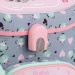Ars Una: Cute Animals Tea Party, mit Katzenmotiv, ergonomische Schultasche/Rucksack mit Magnetverschluss, 33 x 41 x 24 cm