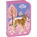 Ars Una: Cute Animals, gefülltes, klappbares Federmäppchen mit Pferdemotiv, 13 × 19 × 4 cm Bild 1