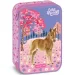 Ars Una: Cute Animals mehrstöckiges Federmäppchen mit Pferdemotiv 15,5 x 22,5 x 4,5 cm Bild 1