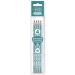 Ars Una: Dreikantiger gestreifter HB-Bleistift 4er-Pack