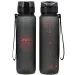 Ars Una: Dunkelgraue BPA-freie Motivationsflasche 1000ml
