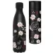 Ars Una: Flowery Black doppelwandige Metallflasche in Geschenkbox 500ml