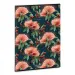 Ars Una: Flowery Green extra Ringbuch kariertes Heft A/4