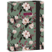 Ars Una: Grüne, geblümte Heftbox A5