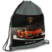 Ars Una: Orangefarbener Lamborghini Turnbeutel, Sportbeutel 32x42 cm