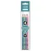 Ars Una: Schwarzer Stern gemustertes dreieckiges Graphitstift-Set HB