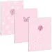 Ars Una: Soft Touch Pink Spring extra geheftetes kariertes Heft A/4