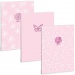 Ars Una: Soft Touch Pink Spring extra mit Heftklammern, liniertes Heft A4