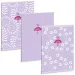 Ars Una: Soft Touch Purple Spring extra geheftetes liniertes Heft A/4