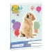 Ars Una: Süße Tiere – Golden Retriever A/5 liniertes Heft für die 1. Klasse 14-32