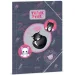 Ars Una: Think Pink – niedliche Mappe mit Katzenmotiv und Gummizug, A4-Format