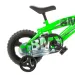 BMX 12” Kinderfahrrad mit Stützrädern in Grün-Schwarz – Dino Bikes Fahrrad