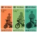 BMX 12” Kinderfahrrad mit Stützrädern in Grün-Schwarz – Dino Bikes Fahrrad