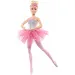 Barbie®: Glänzende Regenbogen-Ballerina mit blondem Haar und Licht - Mattel