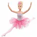 Barbie®: Glänzende Regenbogen-Ballerina mit blondem Haar und Licht - Mattel