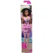 Barbie Chic brünette Modepuppe in rosa, mit Barbie-Schriftzug - Mattel