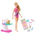 Barbie Dreamhouse Adventures: Schwimmmeister Barbie Puppenset - Mattel
